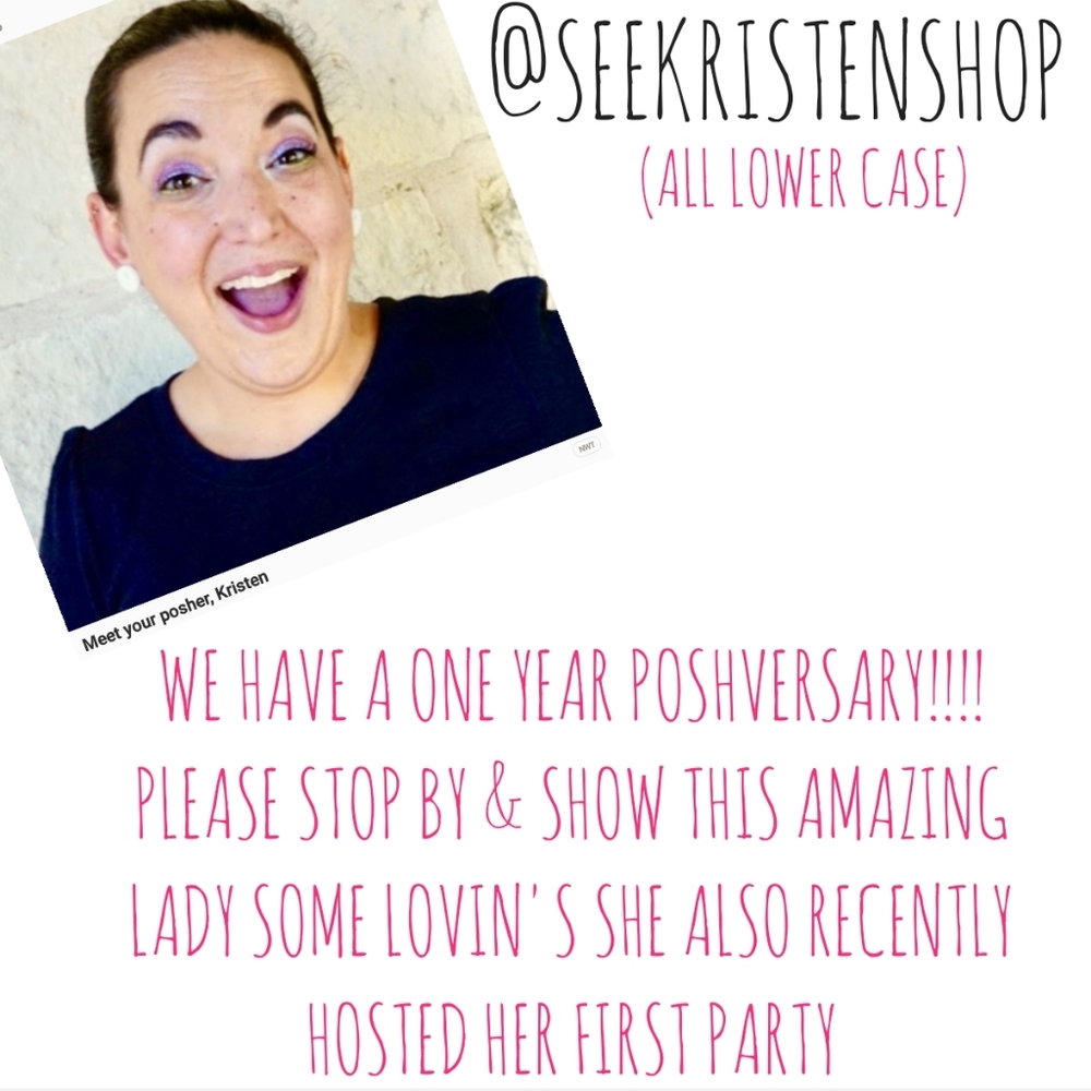 WE HAVE A ONE YEAR TODAY POSHVERSARY